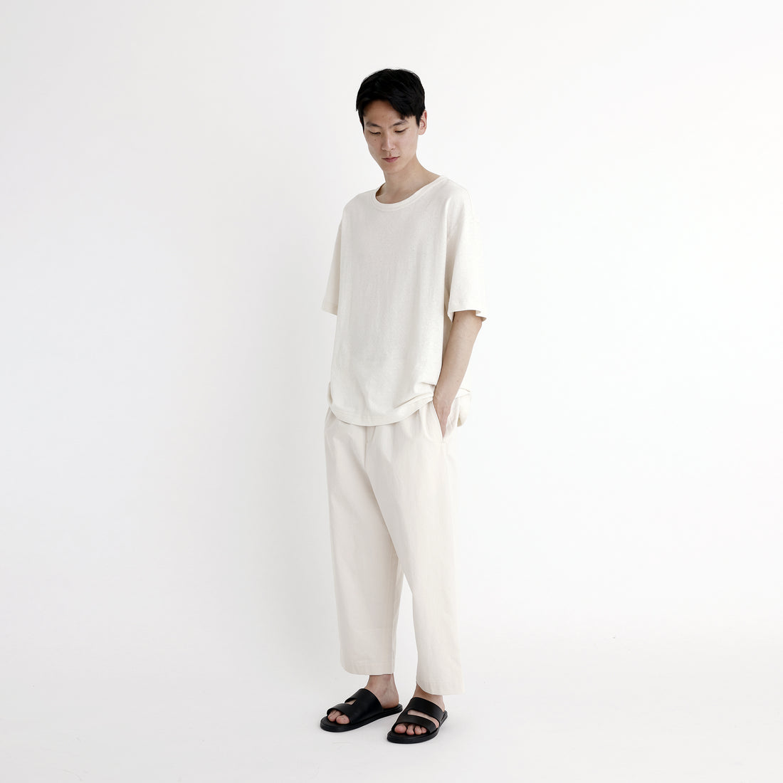 Elastic Drop-Crotch Trouser - SS23 - Off-White