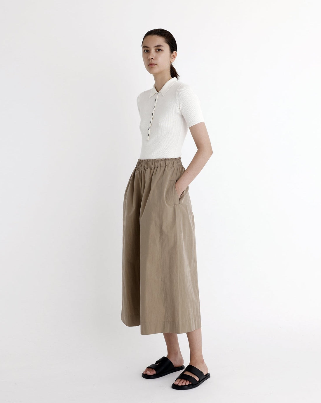 Elastic Culottes - SS23 - Tan