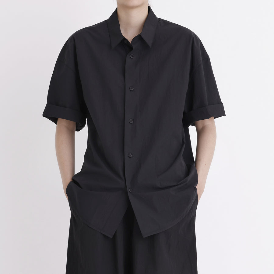 Oversized Short Sleeves Shirt - SS23 - Black