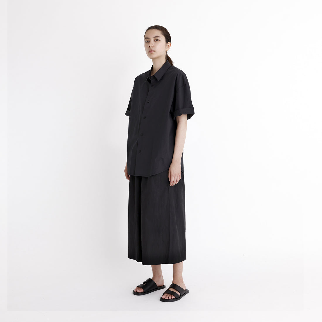 Oversized Short Sleeves Shirt - SS23 - Black