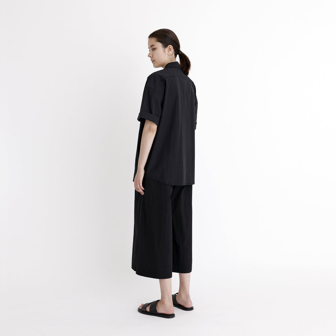 Oversized Short Sleeves Shirt - SS23 - Black