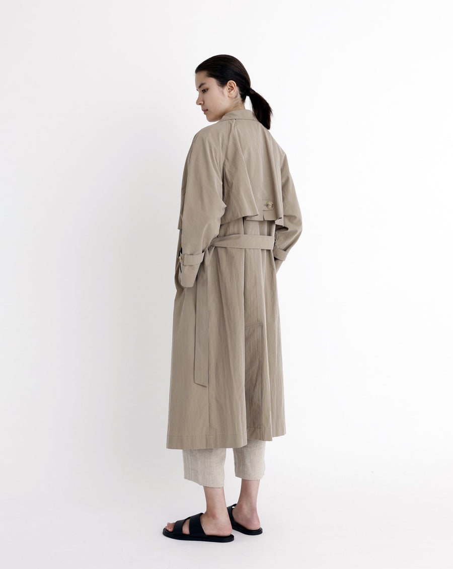 Spring Long Trench - SS23 - Tan