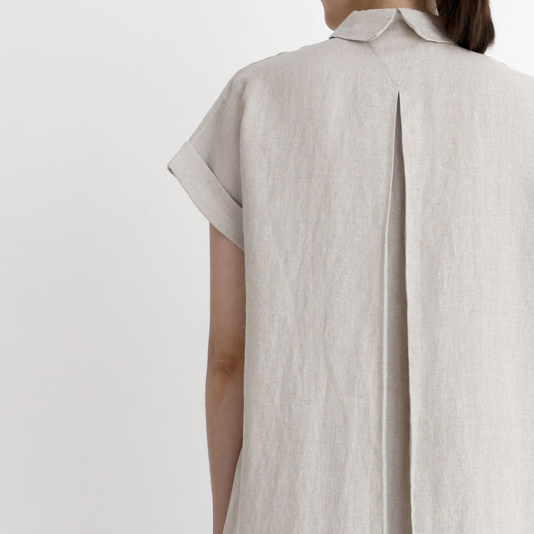 Linen Maxi Shirtdress - SS23 - Oatmeal