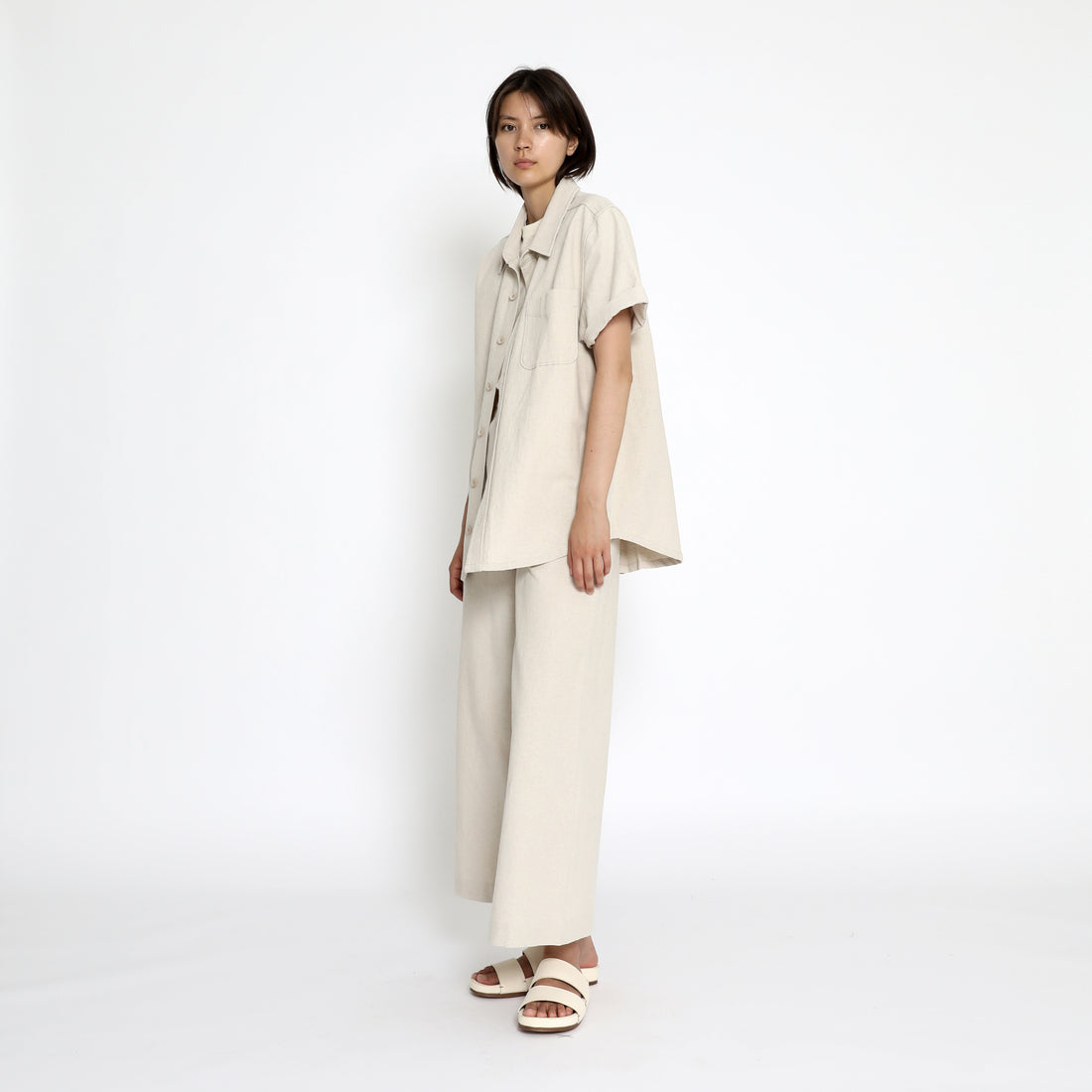 Signature Unisex Pocket Shirt - Canvas Oatmeal