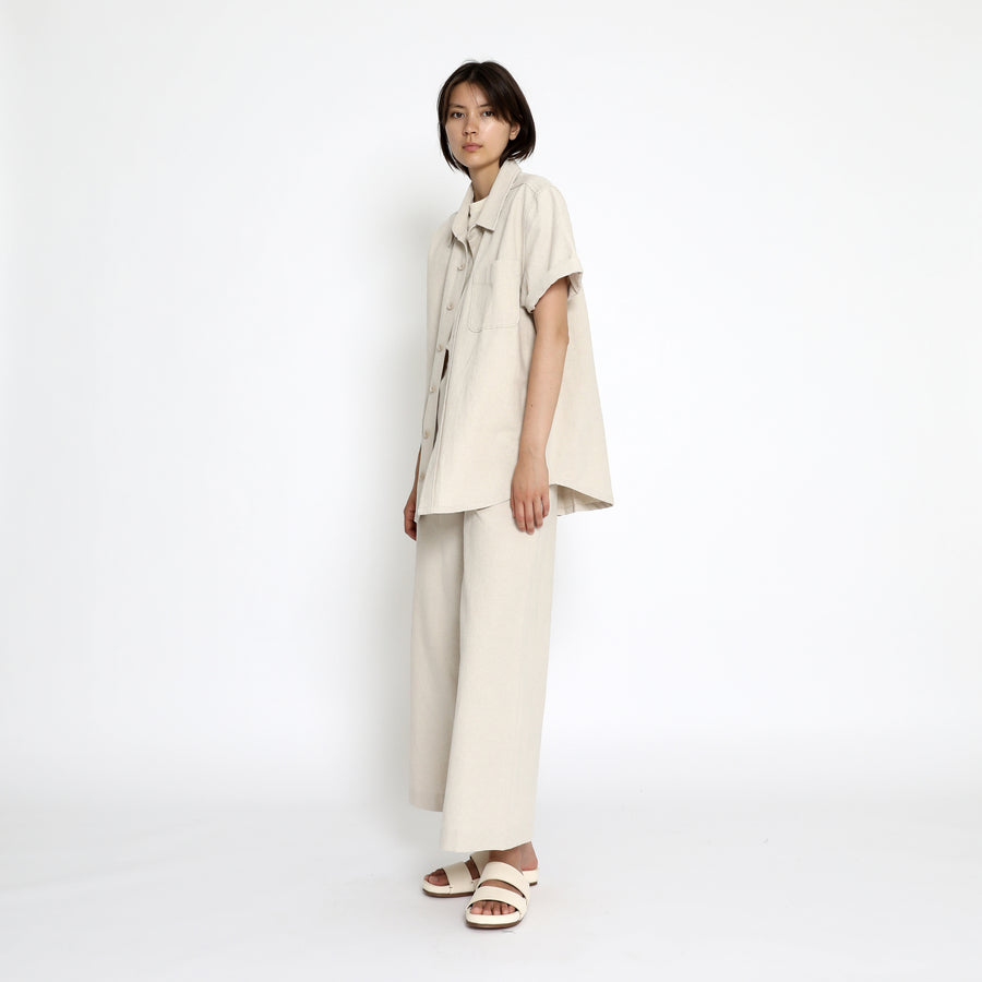 Signature Unisex Pocket Shirt - Canvas Oatmeal