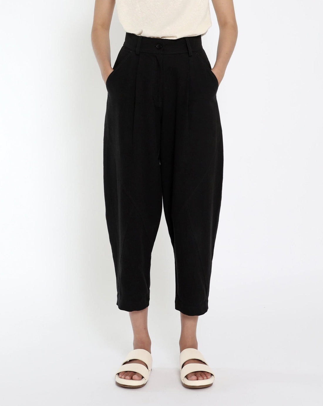 Signature Lantern Trouser - Black