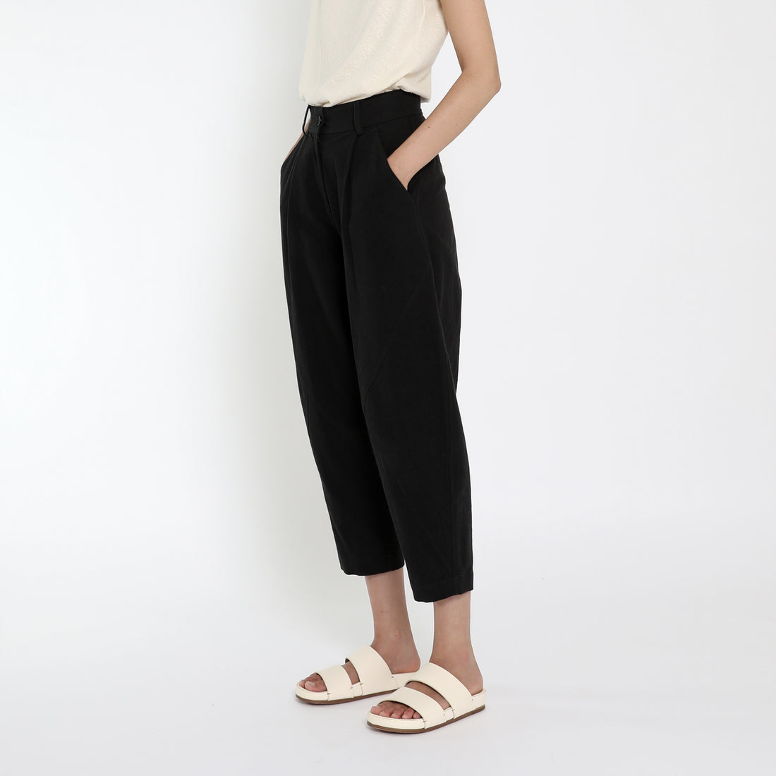 Signature Lantern Trouser - Black